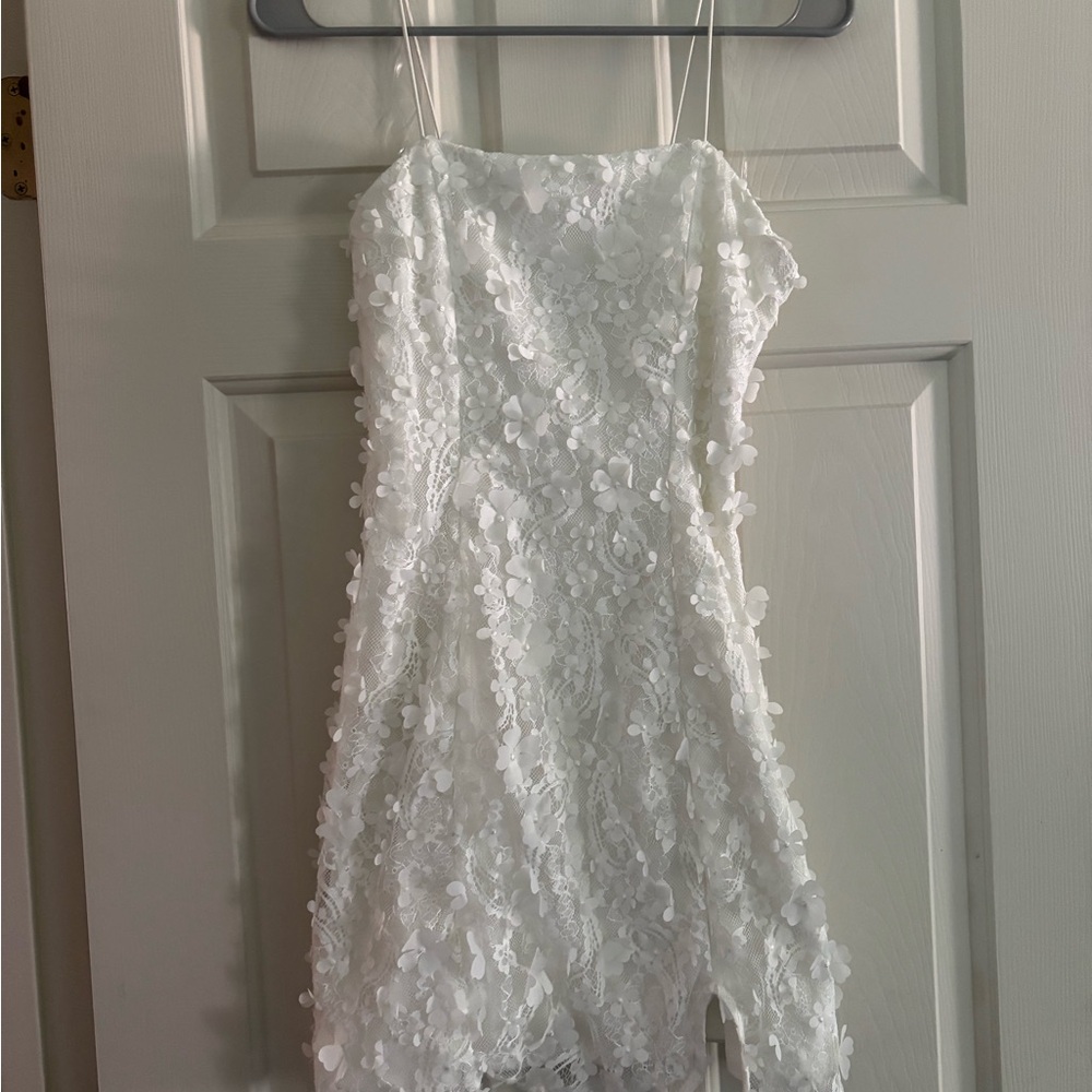 Wild Fable White Lace Mini Dress